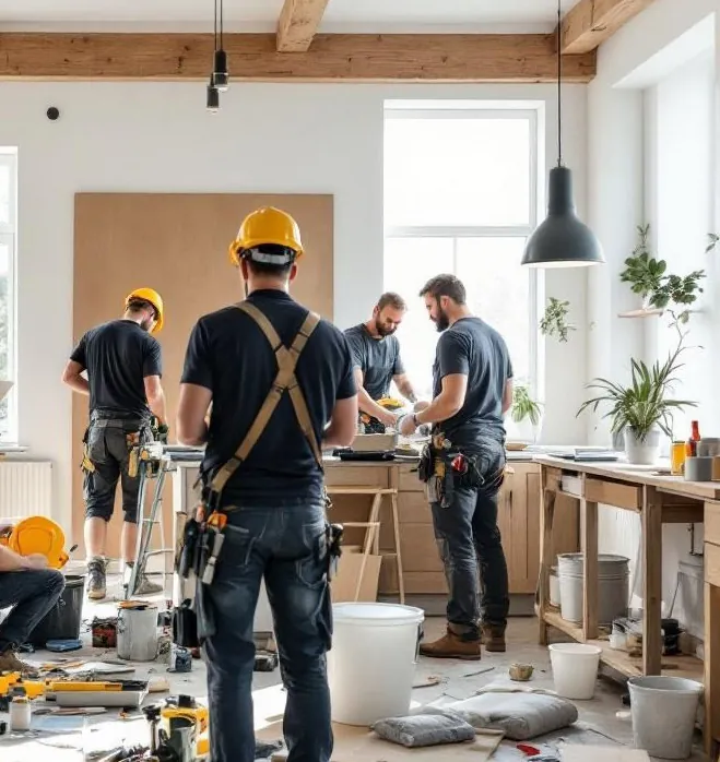 FastFix team working on a renovation